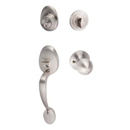 Sure-Loc Hardware Sure-Loc Hardware Alta Handleset, Tahoe Handleset Trim, Satin Nickel AT507-TA 15